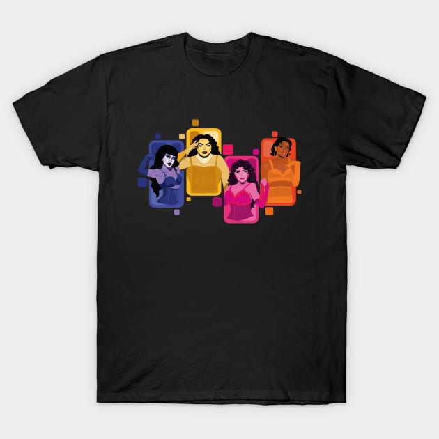 Top 4 queens from Drag Race Season 13 T-Shirt by dragover